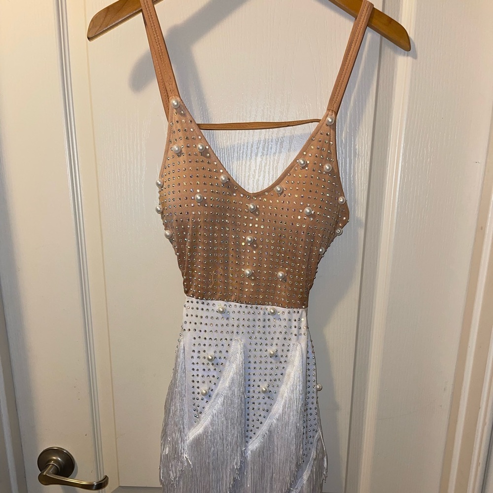 LATIN DANCE DRESS WITH FRINGES